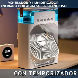 MINI VENTILADOR DE AIRE ACONDICIONADO-LED